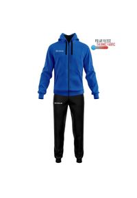 Givova Tuta King z polarfleece (Sorrento) - M. Kolor: niebieski, czarny, wielokolorowy. Materiał: dresówka