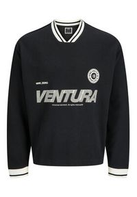 Jack & Jones Bluza Horizon 12278566 Czarny Oversize. Kolor: czarny. Materiał: bawełna #5
