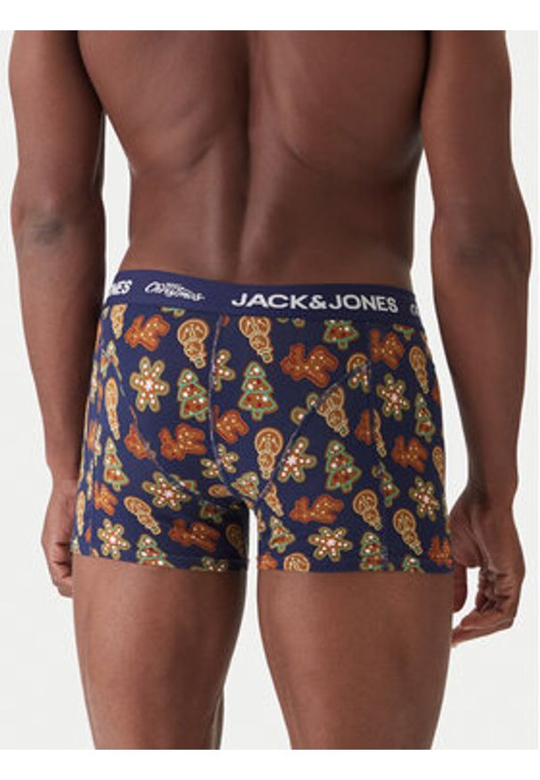 Jack & Jones Komplet bokserki i skarpety Gingerbread Giftbox 12285133 Kolorowy. Materiał: bawełna. Wzór: kolorowy