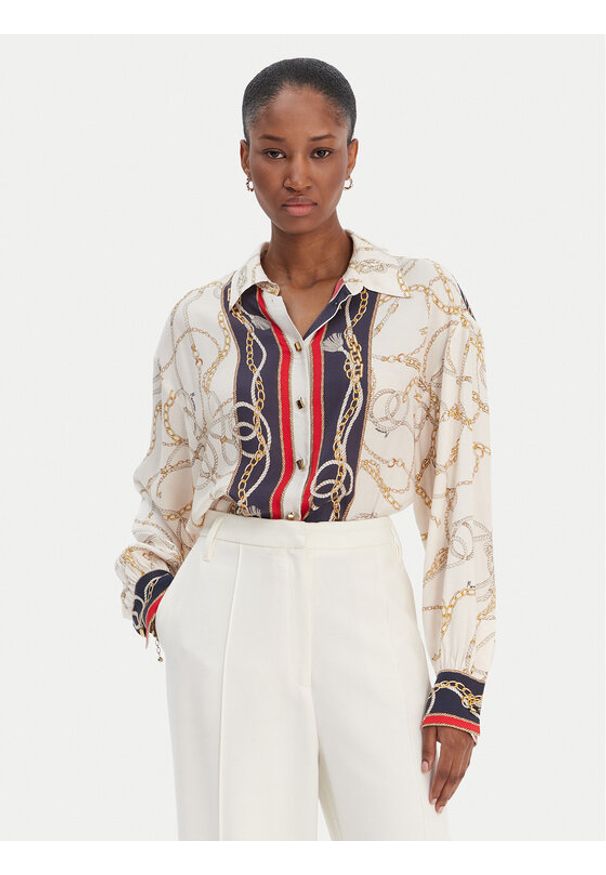 Marciano Guess Koszula 6RGH14 7439A Écru Regular Fit. Materiał: wiskoza