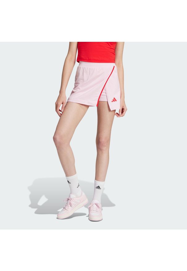 Adidas - Skort Essentials Color-Pop Cotton. Kolor: różowy. Sport: tenis