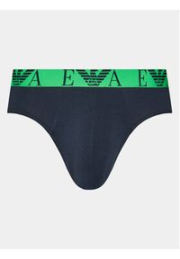 Emporio Armani Underwear Komplet 3 par slipów 111734 4R715 70435 Granatowy. Kolor: niebieski. Materiał: bawełna #4