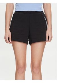 Helly Hansen Szorty sportowe W Core Sweat Shorts 54081 Czarny Regular Fit. Kolor: czarny. Materiał: bawełna