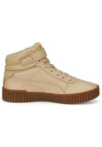 Buty Puma Carina 2.0, Kobiety. Zapięcie: rzepy. Kolor: beżowy. Materiał: syntetyk, skóra, materiał. Szerokość cholewki: normalna. Sport: turystyka piesza