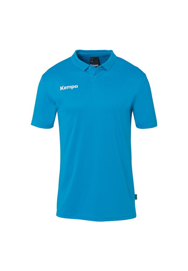 KEMPA - Polo Kempa Poly. Typ kołnierza: polo. Kolor: niebieski. Sport: piłka nożna