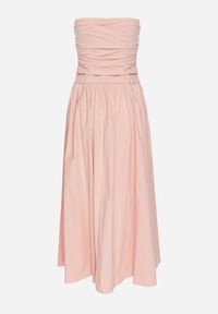 Born2be - Różowa Sukienka z Bawełny Typu Bodycon Filarose. Okazja: na randkę, na imprezę, na co dzień. Kolor: różowy. Materiał: bawełna. Typ sukienki: bodycon. Styl: klasyczny, casual, elegancki #5