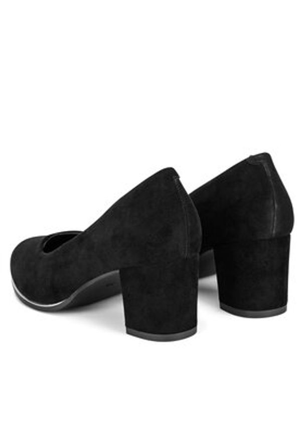 Lasocki Czółenka WYL4098-1Z Czarny. Kolor: czarny. Materiał: zamsz, skóra