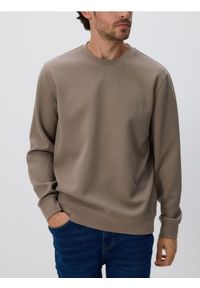 Reserved - Strukturalna bluza - beżowy. Kolor: beżowy. Materiał: bawełna, dzianina #1