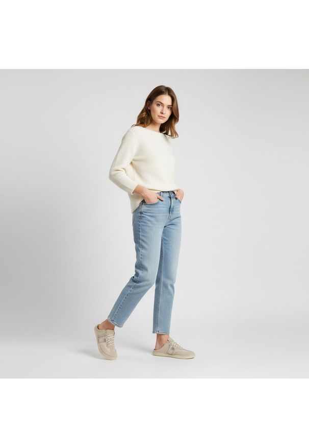 Klapki damskie barefoot Armodo, skórzana cholewka naturalna niska sportowa forma sznurowana konstrukcja z dekoracyjnymi panelami płaska elastyczna po. Okazja: na co dzień. Kolor: beżowy. Materiał: skóra. Styl: sportowy