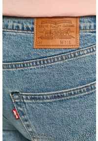Levi's® - Levi's - Szorty jeansowe. Okazja: na spotkanie biznesowe. Kolor: niebieski. Materiał: jeans. Styl: biznesowy #3