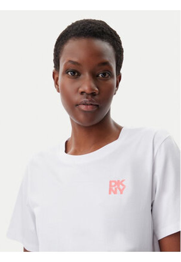 DKNY Piżama YI90042 Różowy Regular Fit. Kolor: różowy. Materiał: bawełna, syntetyk