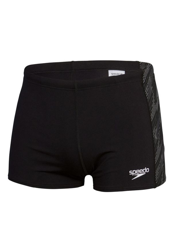 Speedo - Męskie Spodenki Kąpielowe Hyperboom. Kolor: czarny, biały, wielokolorowy. Styl: sportowy