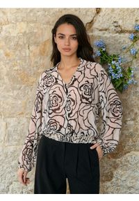 Sinsay - Rozpinana bluzka ze wzorem - wielobarwny #1