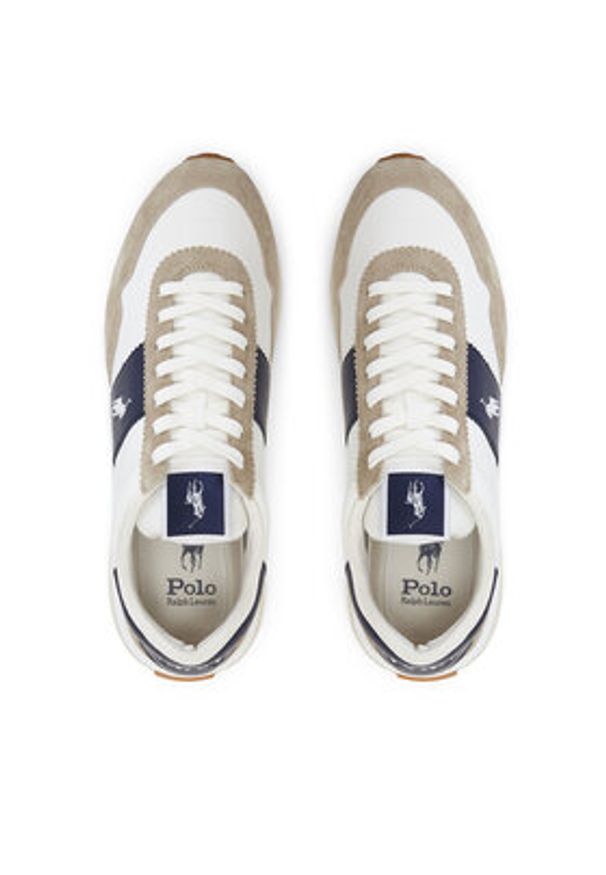Polo Ralph Lauren Sneakersy Train 89 Pp 809940305002 Beżowy. Kolor: beżowy. Materiał: zamsz, skóra