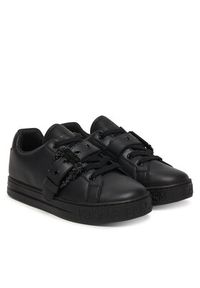 Versace Jeans Couture Sneakersy 80VA3SK9 ZPB75 899 Czarny. Kolor: czarny. Materiał: skóra #5
