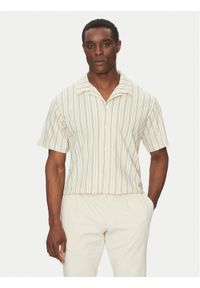 Jack & Jones Koszula Bluleo 12275085 Beżowy Relaxed Fit. Kolor: beżowy. Materiał: bawełna #1
