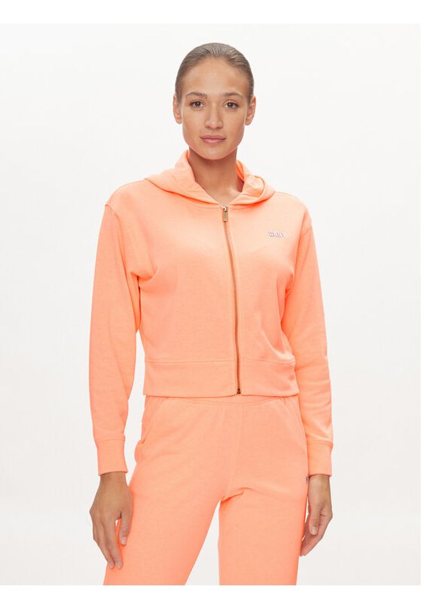 DKNY Sport Bluza DP3J9279 Różowy Classic Fit. Kolor: różowy. Materiał: bawełna, syntetyk. Styl: sportowy