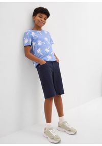 bonprix - Bermudy ze stretchem i regulowaną talią, regular fit. Kolor: niebieski #2