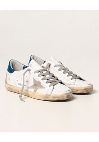 GOLDEN GOOSE - Sneakersy Superstar z zamszową gwiazdą. Kolor: biały. Materiał: zamsz. Wzór: aplikacja #8