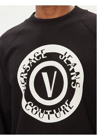 Versace Jeans Couture Bluza 76GAIT06 Czarny Regular Fit. Kolor: czarny. Materiał: bawełna