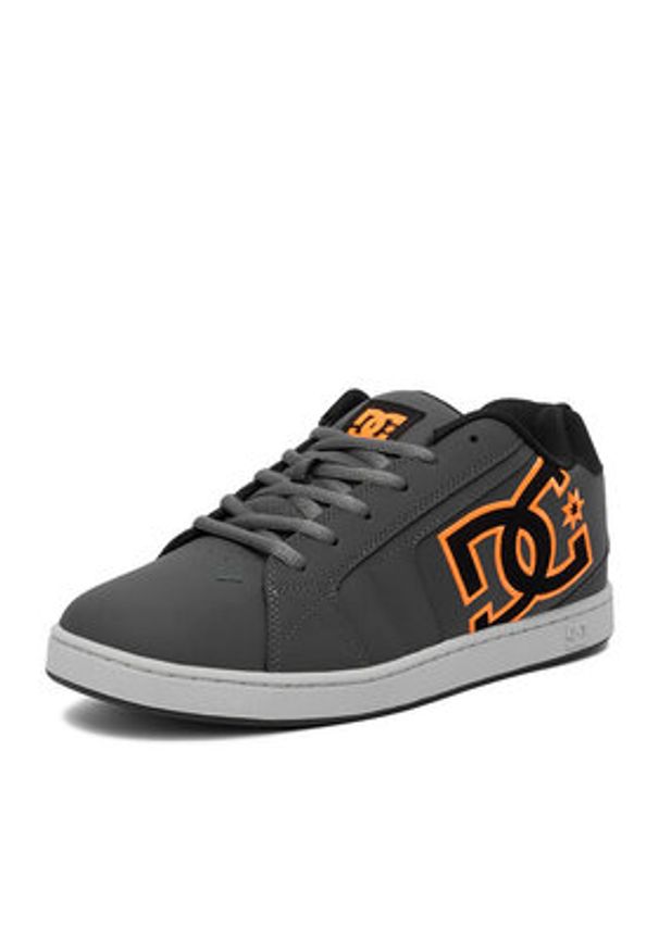 DC Shoes Sneakersy EO-NET DC01774025 Szary. Kolor: szary. Materiał: skóra