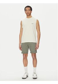 Jack & Jones - Jack&Jones Tank top Varenna 12273524 Écru Oversize. Materiał: bawełna #7