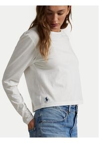Polo Ralph Lauren Bluzka 211967103001 Biały Classic Fit. Typ kołnierza: polo. Kolor: biały. Materiał: bawełna #5
