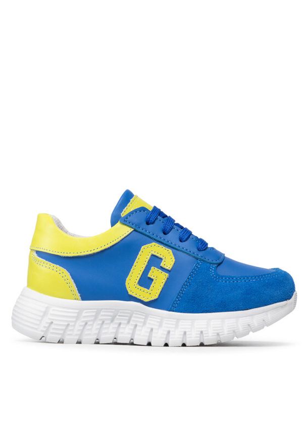 Guess Sneakersy Luigi FI5LUG ELE12 Niebieski. Kolor: niebieski. Materiał: skóra