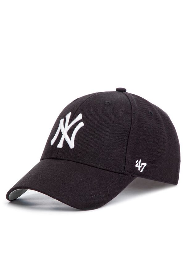 47 Brand Czapka z daszkiem New York Yankees Home MVP B-MVP17WBV-BK Czarny. Kolor: czarny. Materiał: materiał