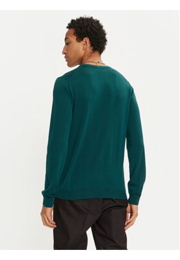 Hugo Sweter San Cedric-M1 50476832 Zielony Regular Fit. Kolor: zielony. Materiał: wełna