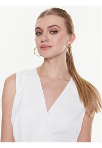 Marciano Guess Sukienka codzienna Nausica 3GGK33 9630Z Biały Regular Fit. Okazja: na co dzień. Kolor: biały. Materiał: syntetyk. Typ sukienki: proste. Styl: casual