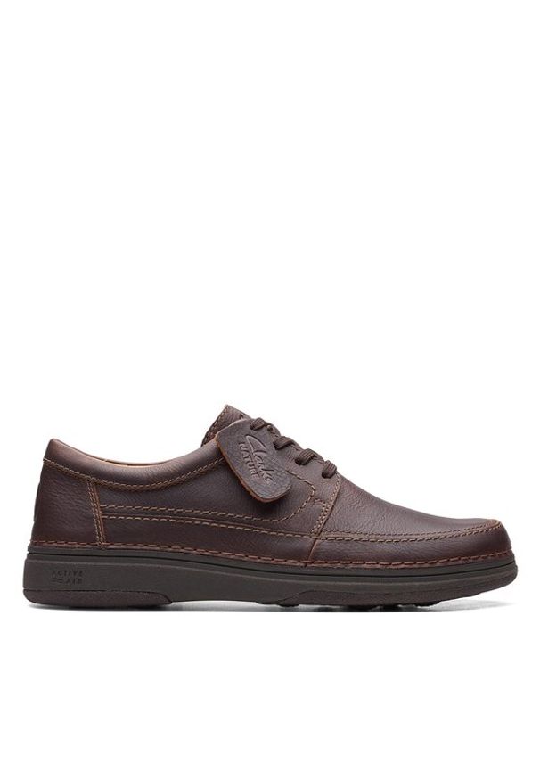 Clarks Półbuty Nature 5 Lo 26168614 Brązowy. Kolor: brązowy. Materiał: skóra