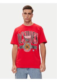 DC Shoes T-Shirt Shy Town Hss ADYZT05345 Czerwony Regular Fit. Kolor: czerwony. Materiał: bawełna #1
