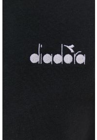 Diadora - Dres. Kolor: czarny. Materiał: dresówka #3