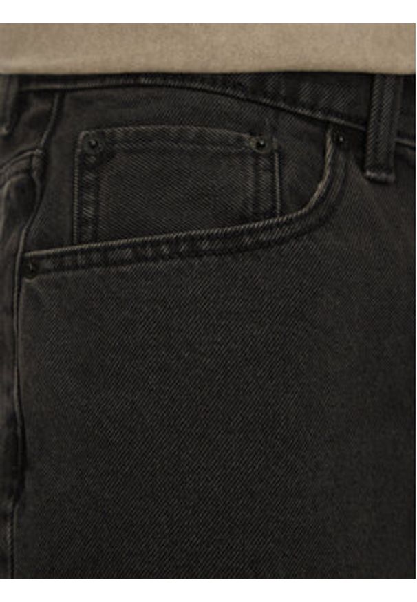 Vans Szorty jeansowe Check-5 VN000C9V Szary Baggy Fit. Kolor: szary. Materiał: bawełna