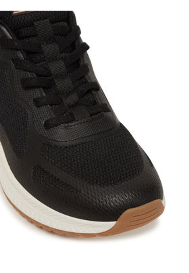 skechers - Skechers Sneakersy Bobs Squad 4-Staple Look 117624/BLK Czarny. Kolor: czarny. Materiał: materiał