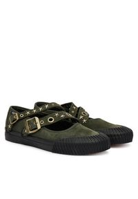 Vans Półbuty Mary Jane Straps VN000D9AOLV1 Zielony. Kolor: zielony. Materiał: zamsz, skóra #4