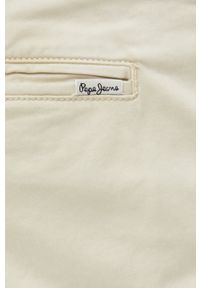 Pepe Jeans szorty BLACKBURN SHORT męskie kolor beżowy. Kolor: beżowy. Materiał: tkanina. Wzór: gładki #3