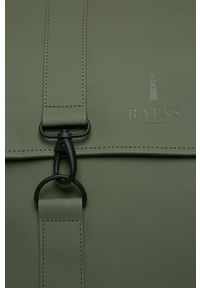 Rains - Plecak Msn Bag. Kolor: oliwkowy. Materiał: syntetyk, poliester, materiał. Wzór: gładki #2