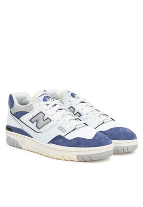 New Balance Sneakersy BB550BWG Biały. Kolor: biały. Materiał: skóra