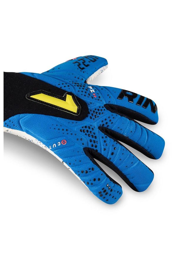 RINAT - Dziecięce rękawice bramkarskie Rinat Kronos 10:22 Turf. Kolor: niebieski. Sport: piłka nożna