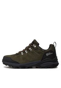 Jack Wolfskin Trekkingi Refugio Texapore Low M 4049851 Zielony. Kolor: zielony. Materiał: skóra, welur. Sport: turystyka piesza #5