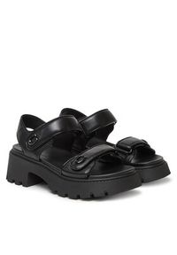 Coach Sandały Brynn CAR57 Czarny. Kolor: czarny. Materiał: skóra #5