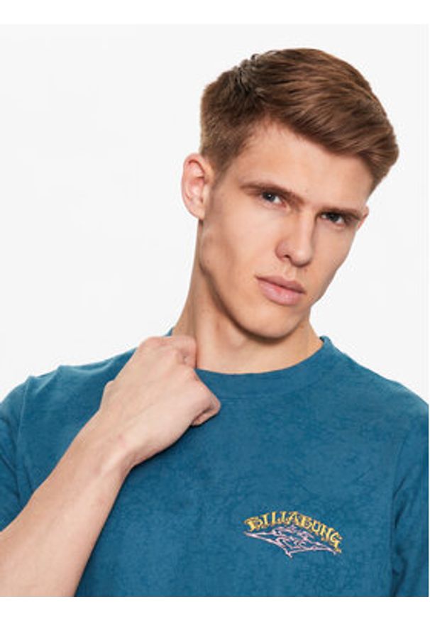 Billabong T-Shirt Arch ABYZT01736 Niebieski Regular Fit. Kolor: niebieski. Materiał: bawełna