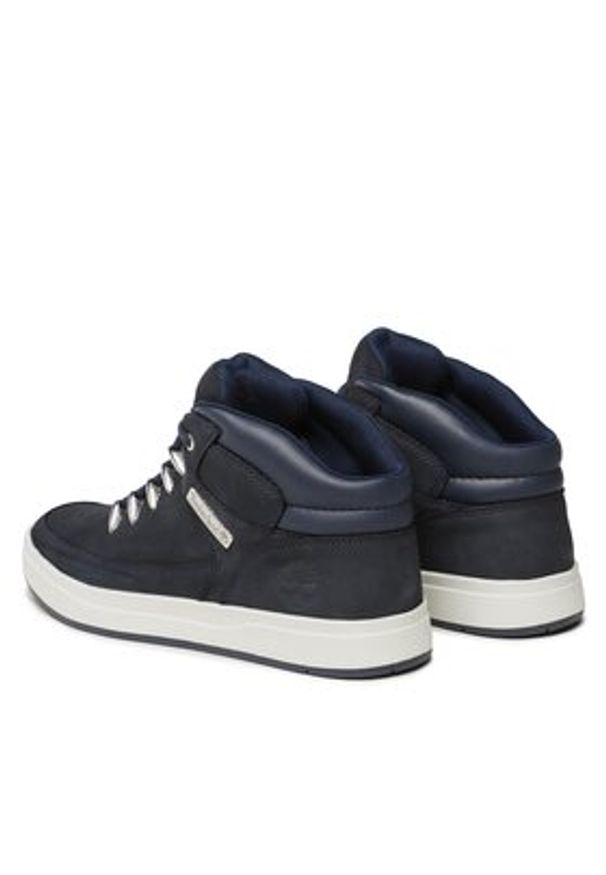 Timberland Sneakersy Davis Square Hiker TB0A2AQD0191 Granatowy. Kolor: niebieski. Materiał: skóra
