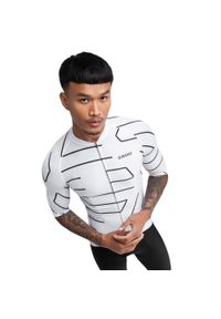 SIROKO - Koszulka rowerowa z krótkim rękawem męska M2 Dash. Kolor: biały. Materiał: jersey. Długość rękawa: krótki rękaw. Długość: krótkie. Sport: kolarstwo #1