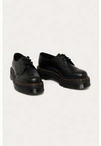 Dr. Martens - Półbuty skórzane 1461 Quad DM25567001.1461.Quad-Black. Zapięcie: sznurówki. Kolor: czarny. Materiał: skóra #4