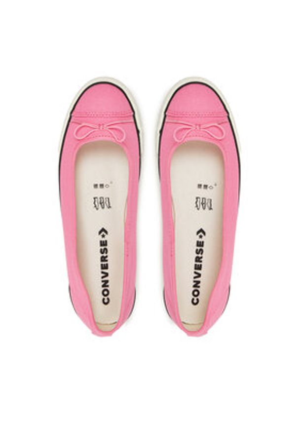Converse Baleriny Chuck Taylor All Star Dainty Ballerina A16212C Różowy. Kolor: różowy. Materiał: materiał