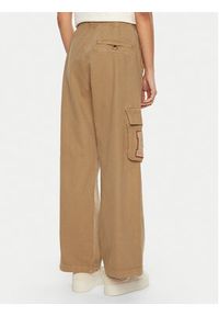 Tommy Jeans Spodnie materiałowe DW0DW20531 Beżowy Relaxed Fit. Kolor: beżowy. Materiał: bawełna #3