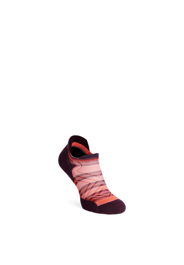 Skarpety do biegania damskie Smartwool Run Targeted Cushion Stripe Low Socks. Kolor: brązowy. Sport: bieganie